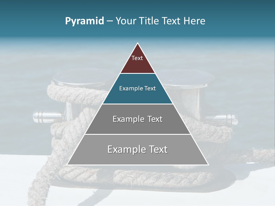 A Rope On The Side Of A Boat In The Water PowerPoint Template