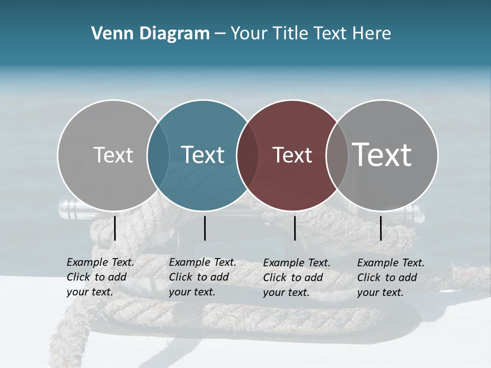 A Rope On The Side Of A Boat In The Water PowerPoint Template