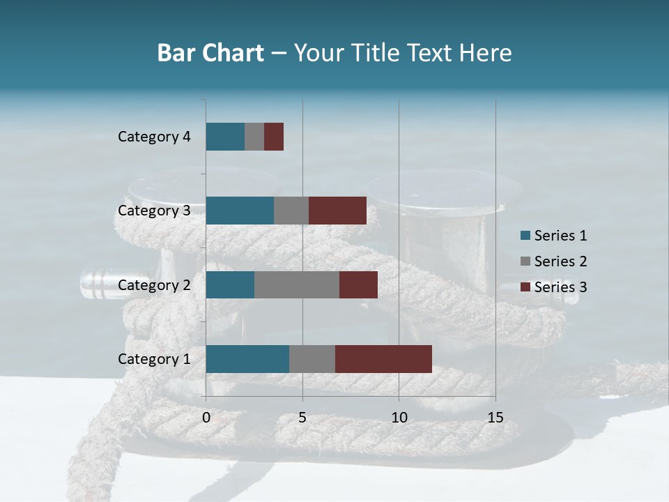 A Rope On The Side Of A Boat In The Water PowerPoint Template