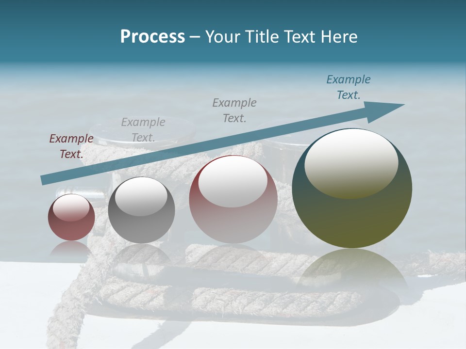 A Rope On The Side Of A Boat In The Water PowerPoint Template