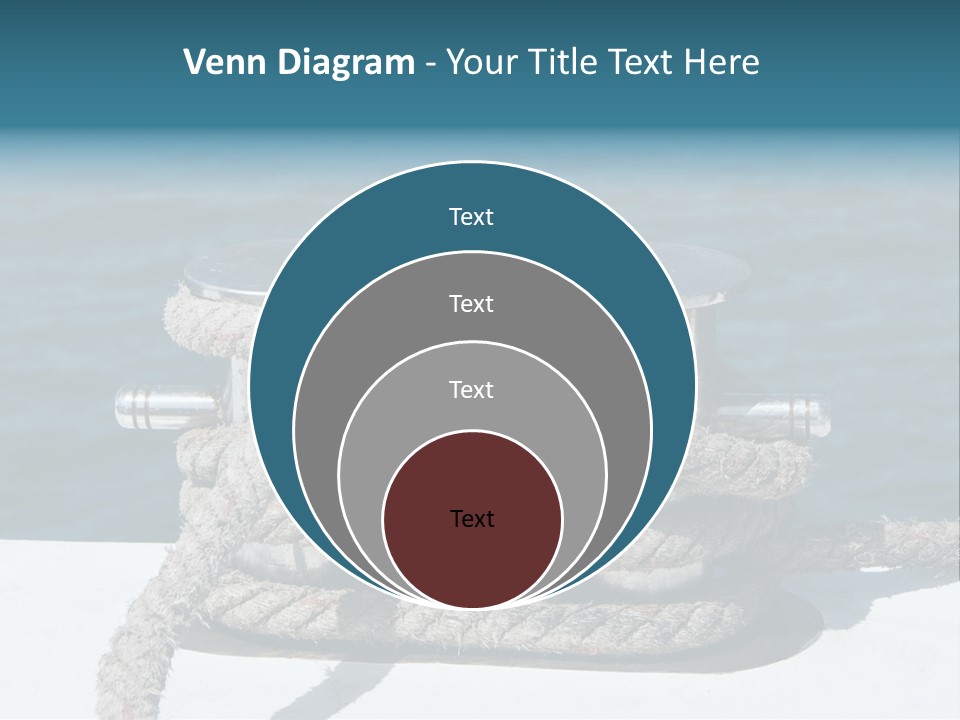 A Rope On The Side Of A Boat In The Water PowerPoint Template