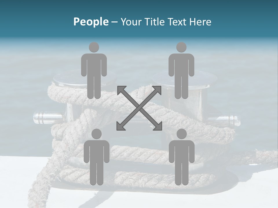 A Rope On The Side Of A Boat In The Water PowerPoint Template