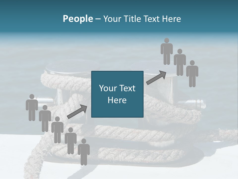 A Rope On The Side Of A Boat In The Water PowerPoint Template