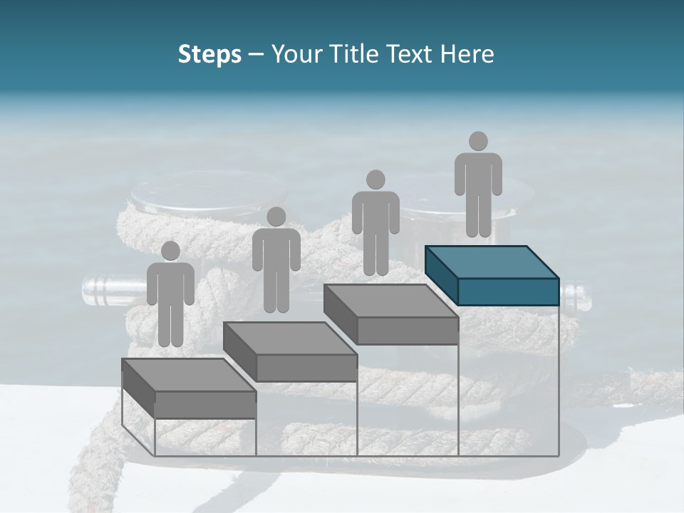 A Rope On The Side Of A Boat In The Water PowerPoint Template