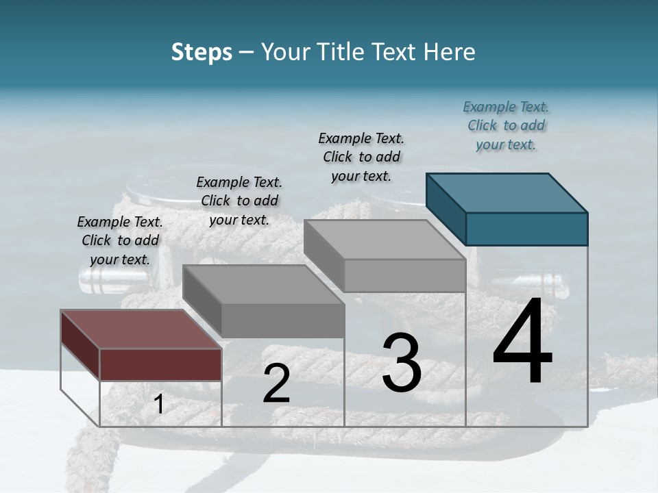 A Rope On The Side Of A Boat In The Water PowerPoint Template