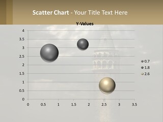 A Tall Tower With A Sky Background With Clouds PowerPoint Template
