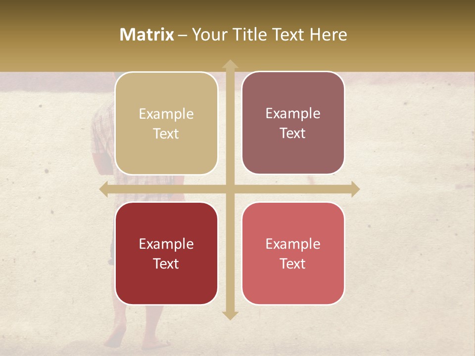 A Man Standing On A Beach Holding A Cell Phone To His Ear PowerPoint Template
