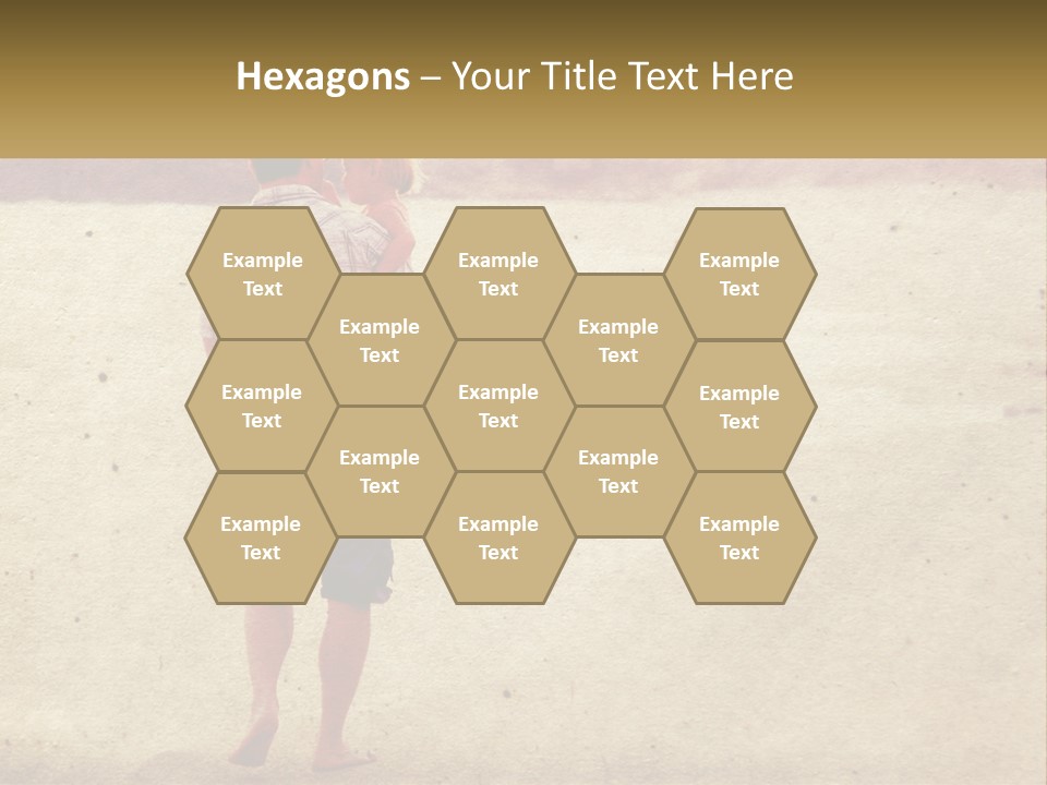 A Man Standing On A Beach Holding A Cell Phone To His Ear PowerPoint Template