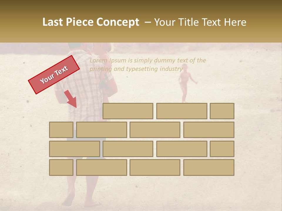 A Man Standing On A Beach Holding A Cell Phone To His Ear PowerPoint Template