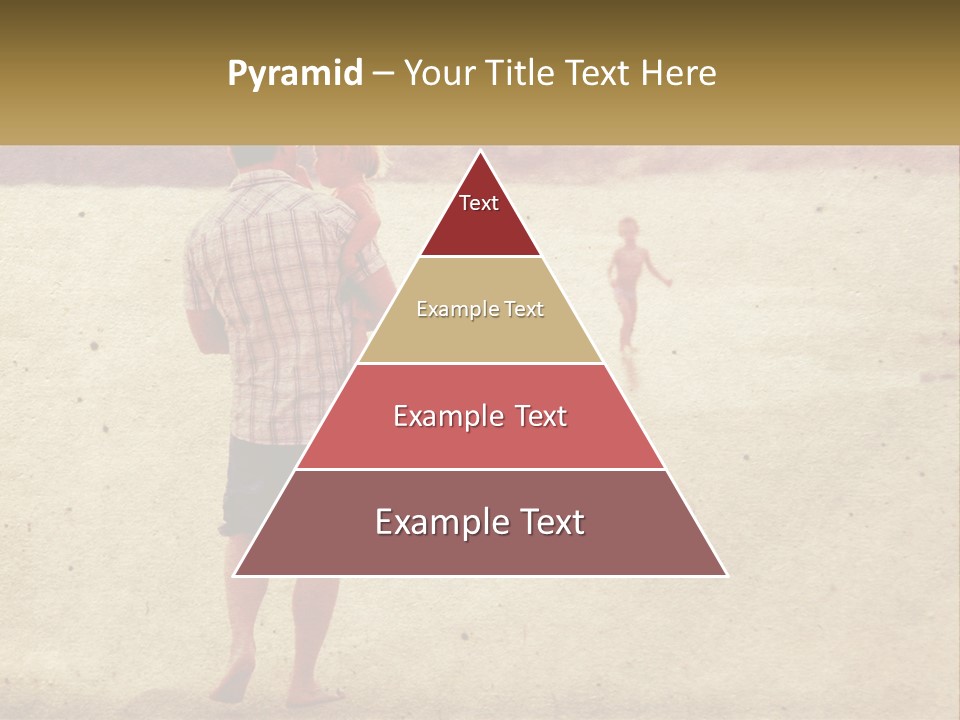 A Man Standing On A Beach Holding A Cell Phone To His Ear PowerPoint Template