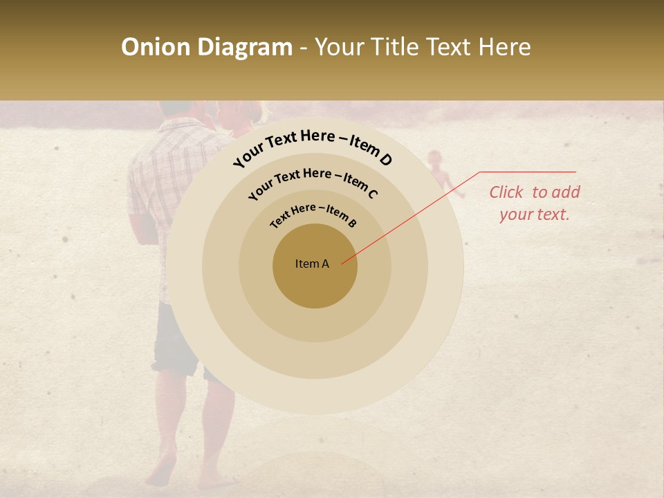 A Man Standing On A Beach Holding A Cell Phone To His Ear PowerPoint Template