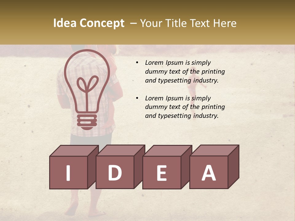 A Man Standing On A Beach Holding A Cell Phone To His Ear PowerPoint Template