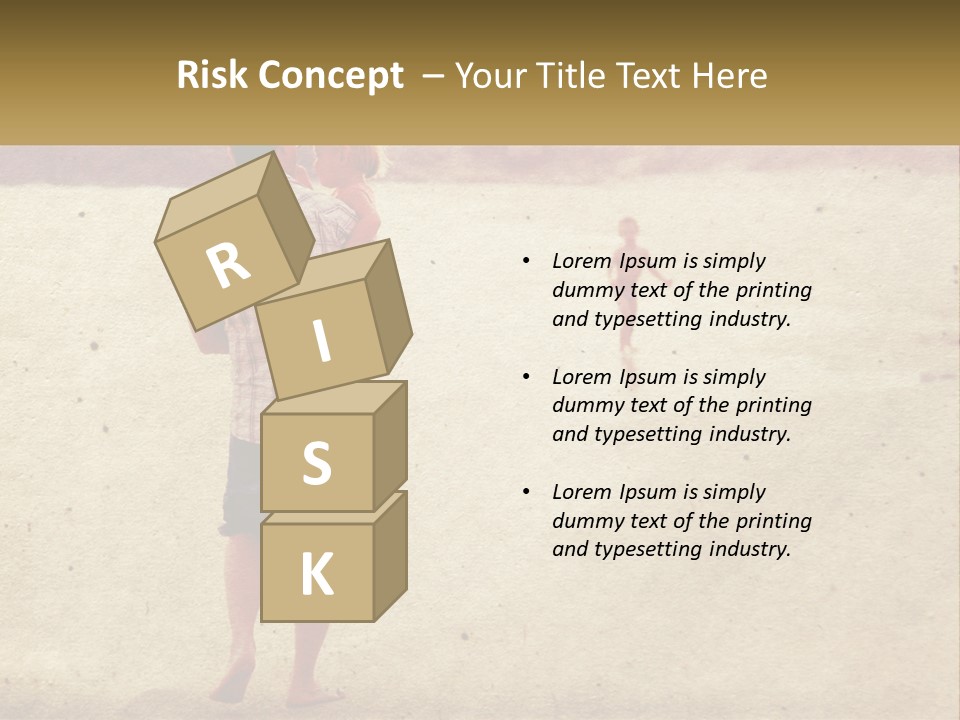 A Man Standing On A Beach Holding A Cell Phone To His Ear PowerPoint Template