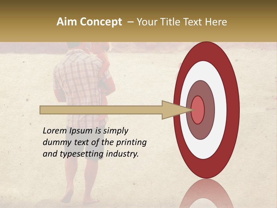 A Man Standing On A Beach Holding A Cell Phone To His Ear PowerPoint Template