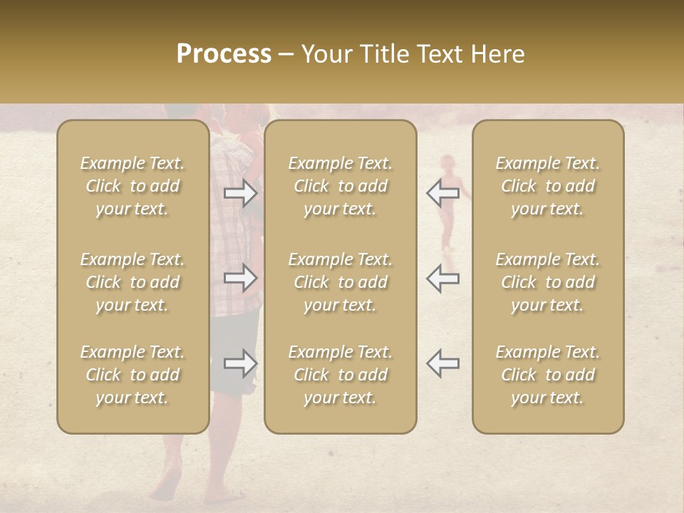 A Man Standing On A Beach Holding A Cell Phone To His Ear PowerPoint Template