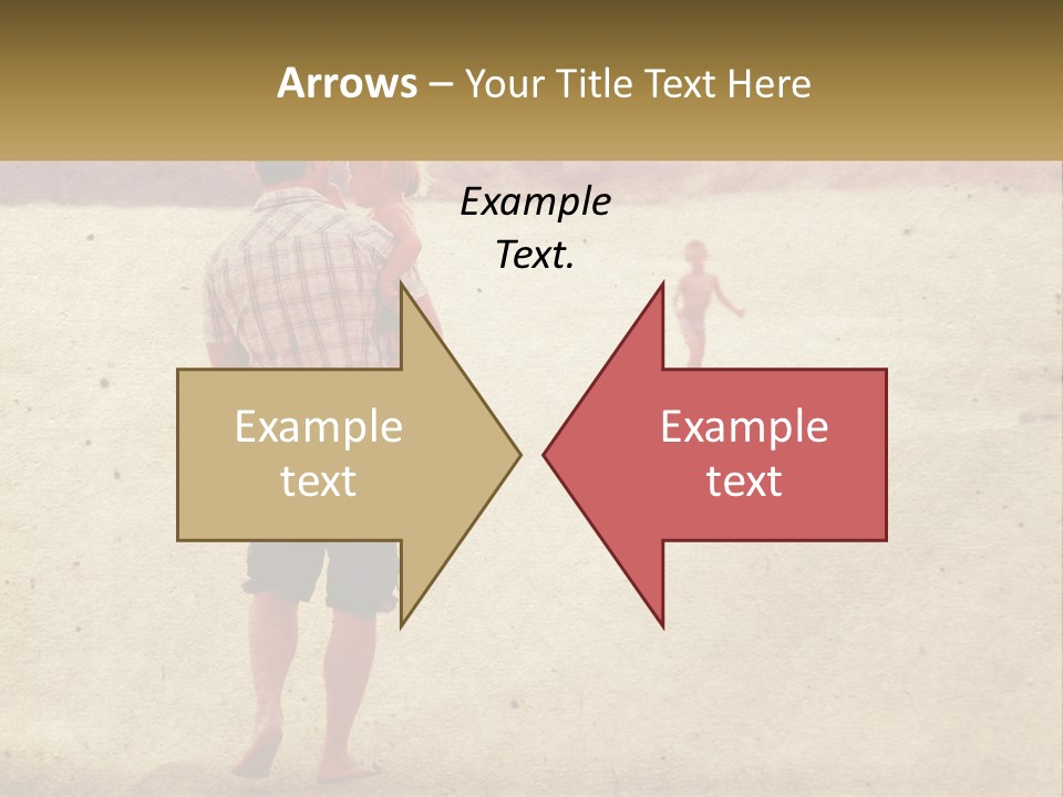A Man Standing On A Beach Holding A Cell Phone To His Ear PowerPoint Template