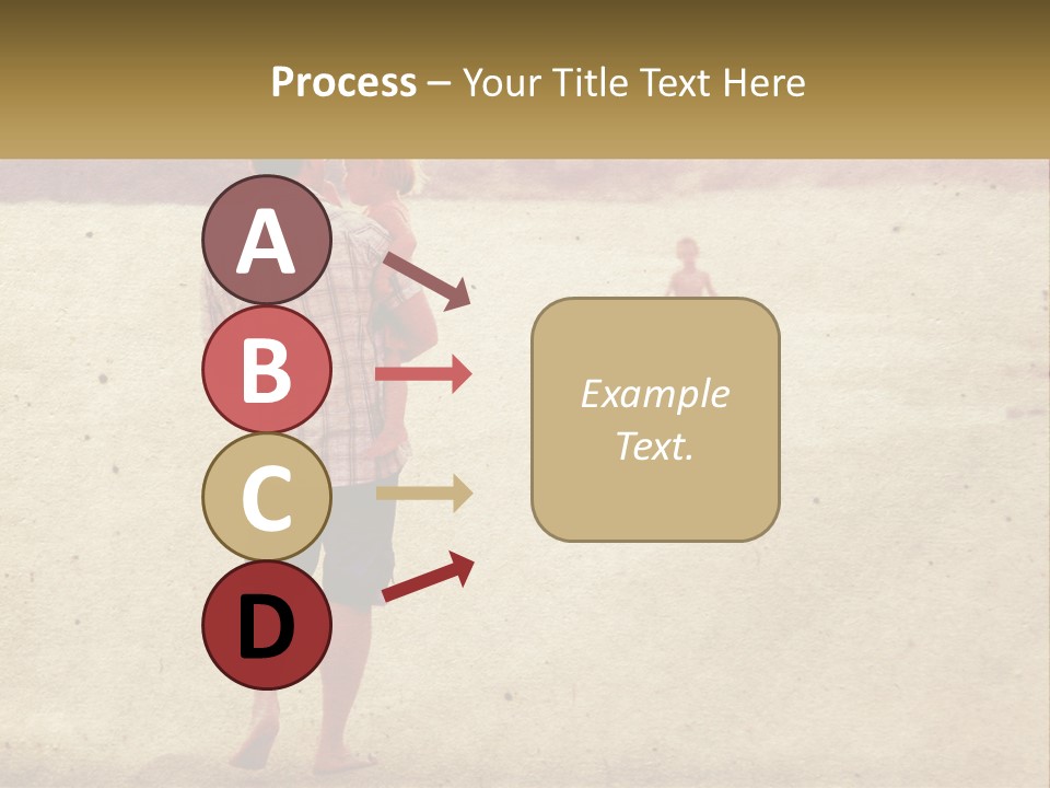 A Man Standing On A Beach Holding A Cell Phone To His Ear PowerPoint Template
