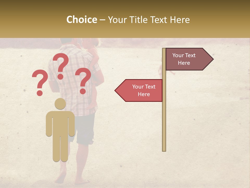 A Man Standing On A Beach Holding A Cell Phone To His Ear PowerPoint Template