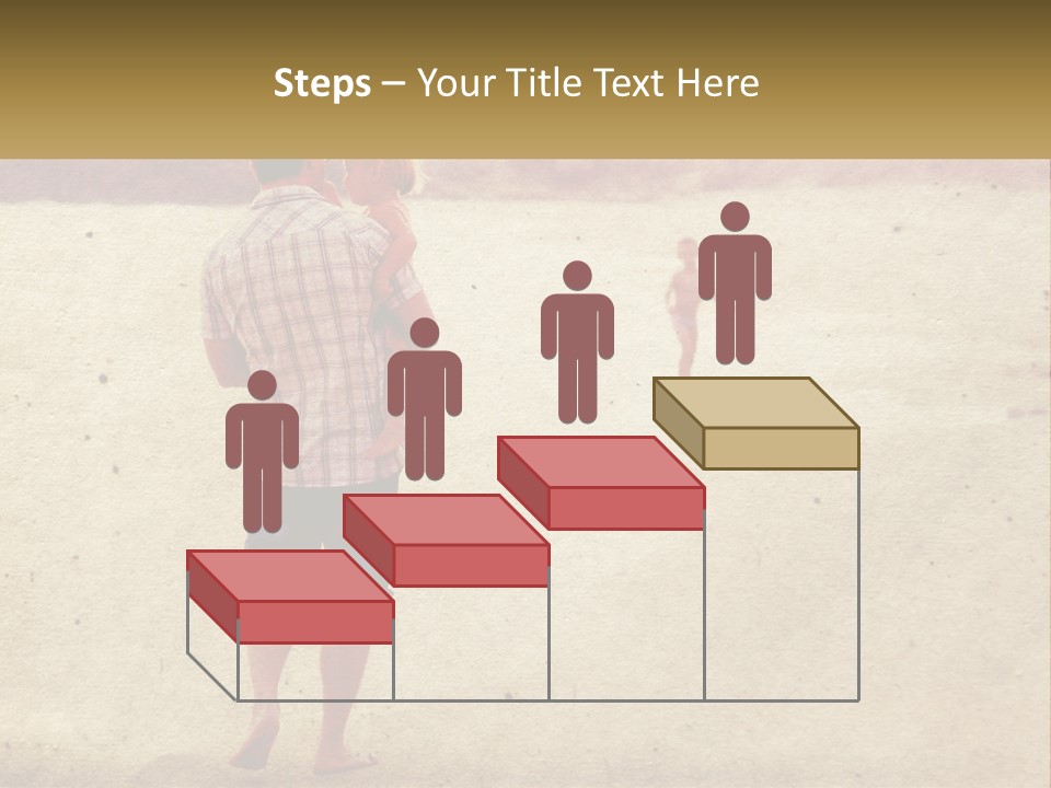 A Man Standing On A Beach Holding A Cell Phone To His Ear PowerPoint Template