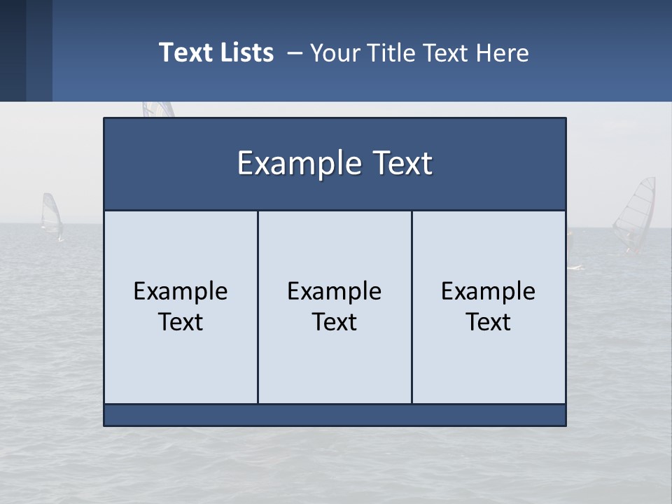 A Woman Windsurfing In The Ocean With Other Sailboats In The Background PowerPoint Template