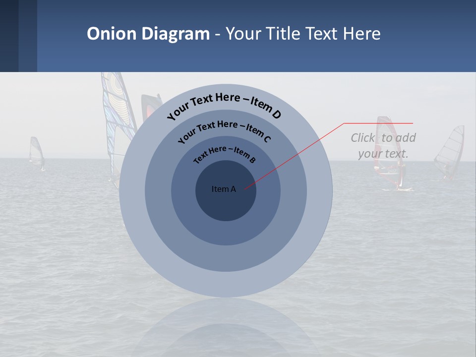 A Woman Windsurfing In The Ocean With Other Sailboats In The Background PowerPoint Template