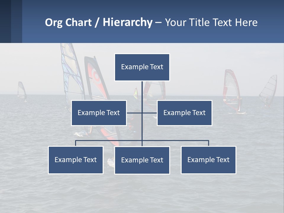 A Woman Windsurfing In The Ocean With Other Sailboats In The Background PowerPoint Template