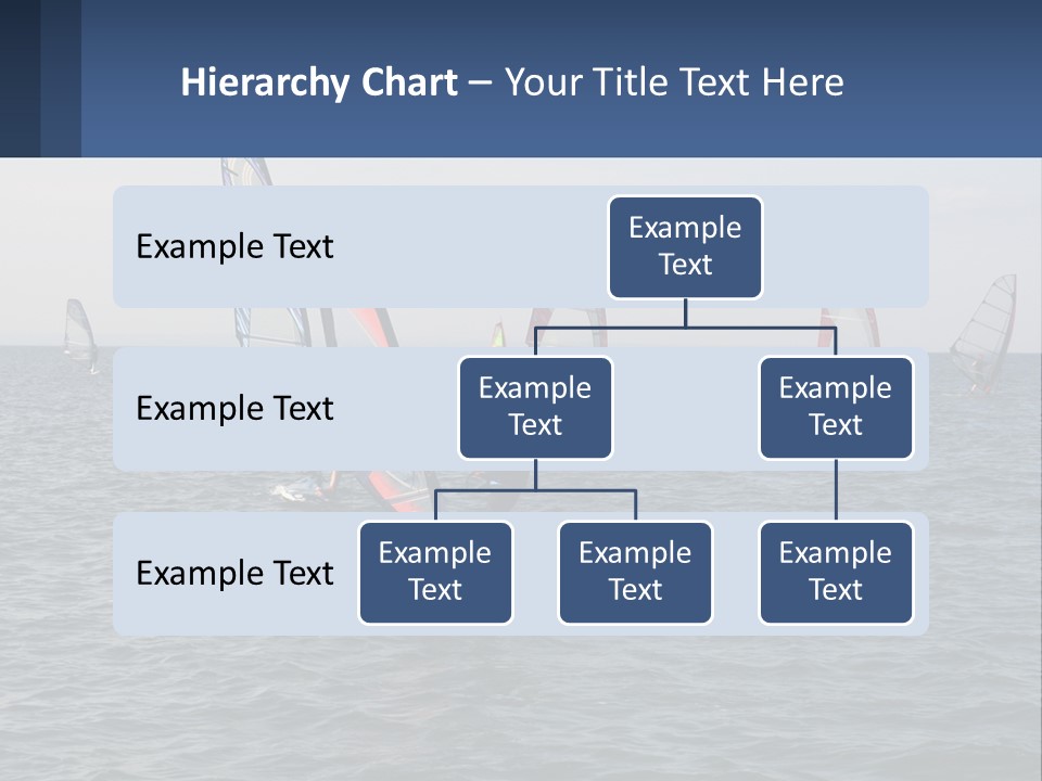 A Woman Windsurfing In The Ocean With Other Sailboats In The Background PowerPoint Template