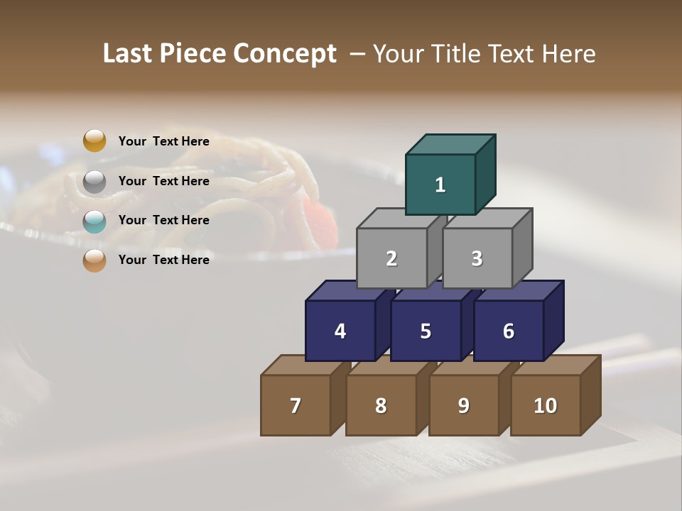 A Bowl Of Noodles With Carrots And Spinach In It PowerPoint Template
