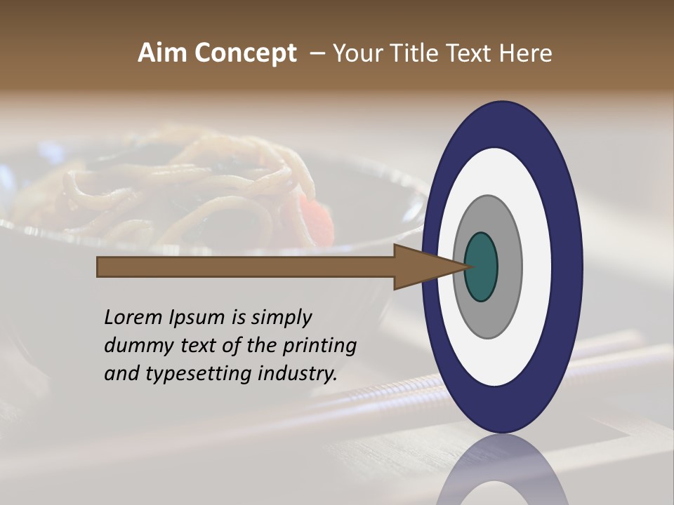 A Bowl Of Noodles With Carrots And Spinach In It PowerPoint Template