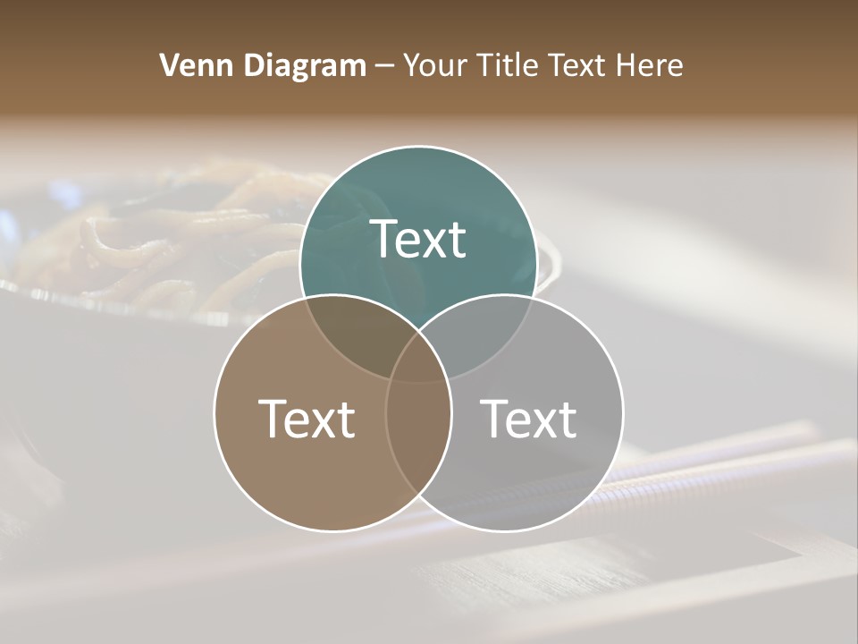 A Bowl Of Noodles With Carrots And Spinach In It PowerPoint Template