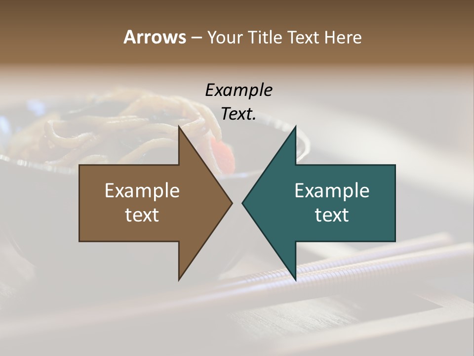A Bowl Of Noodles With Carrots And Spinach In It PowerPoint Template