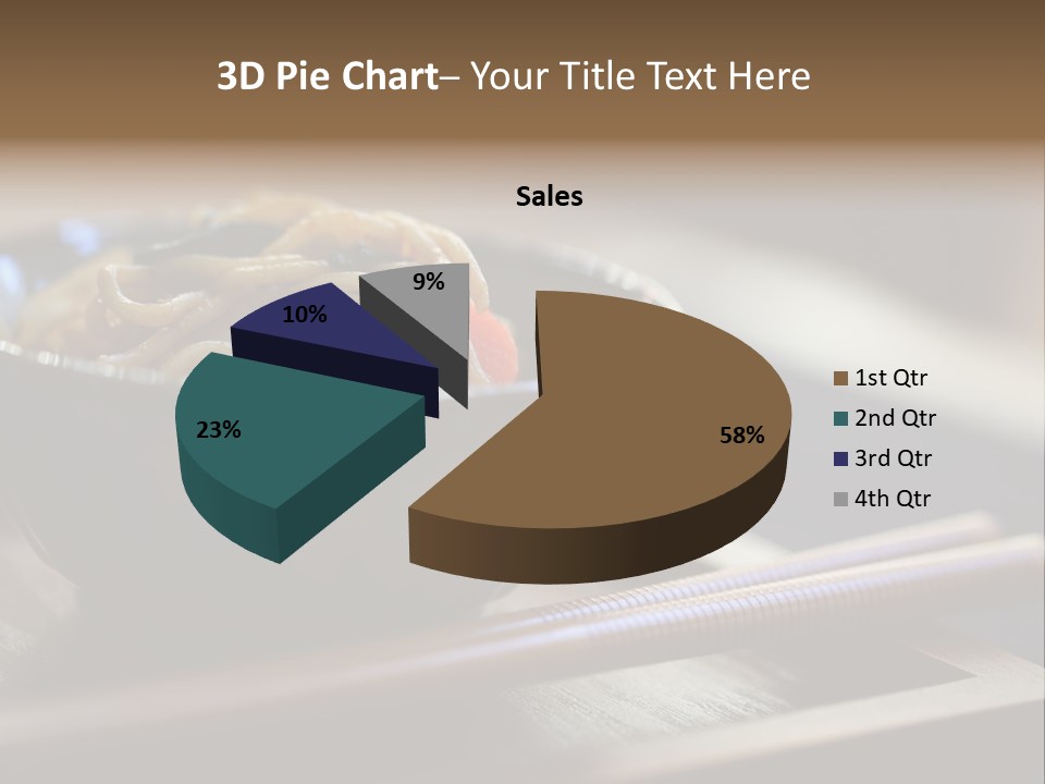 A Bowl Of Noodles With Carrots And Spinach In It PowerPoint Template