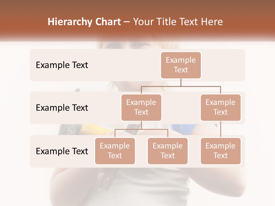 A Little Girl Holding A Hammer And A Banana PowerPoint Template