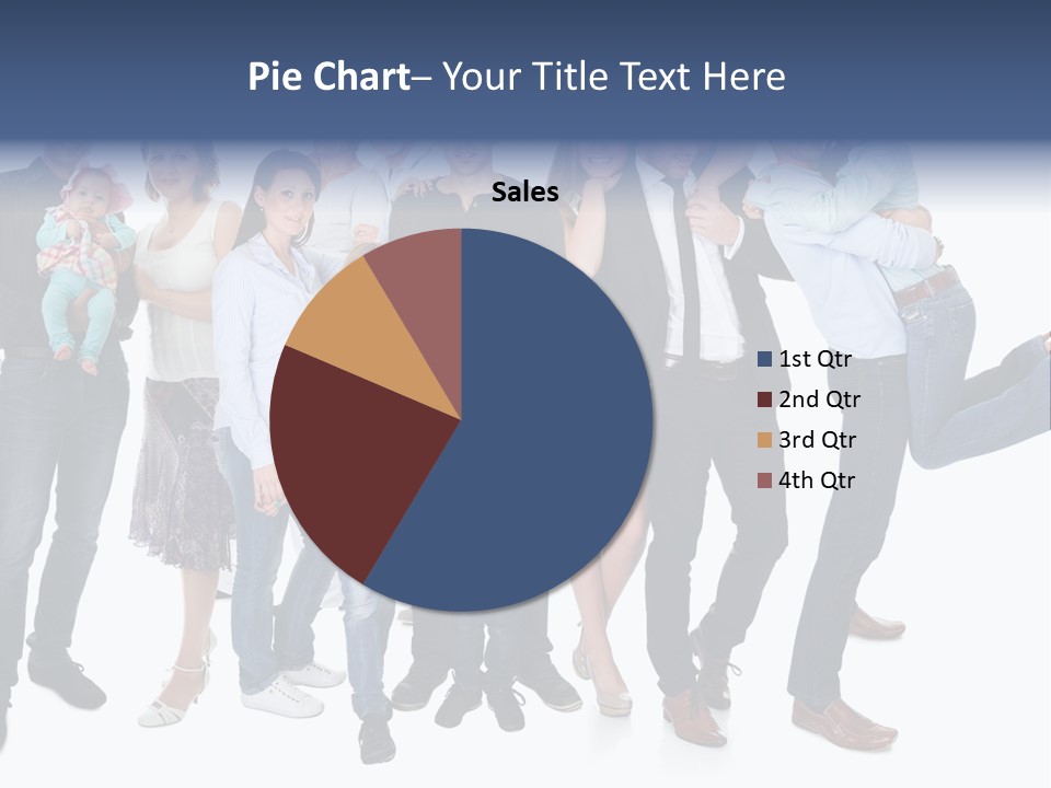 A Group Of People Are Posing For A Picture PowerPoint Template