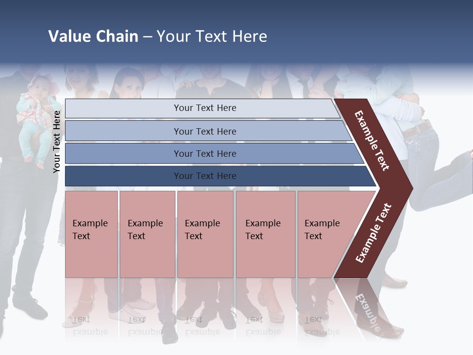 A Group Of People Are Posing For A Picture PowerPoint Template