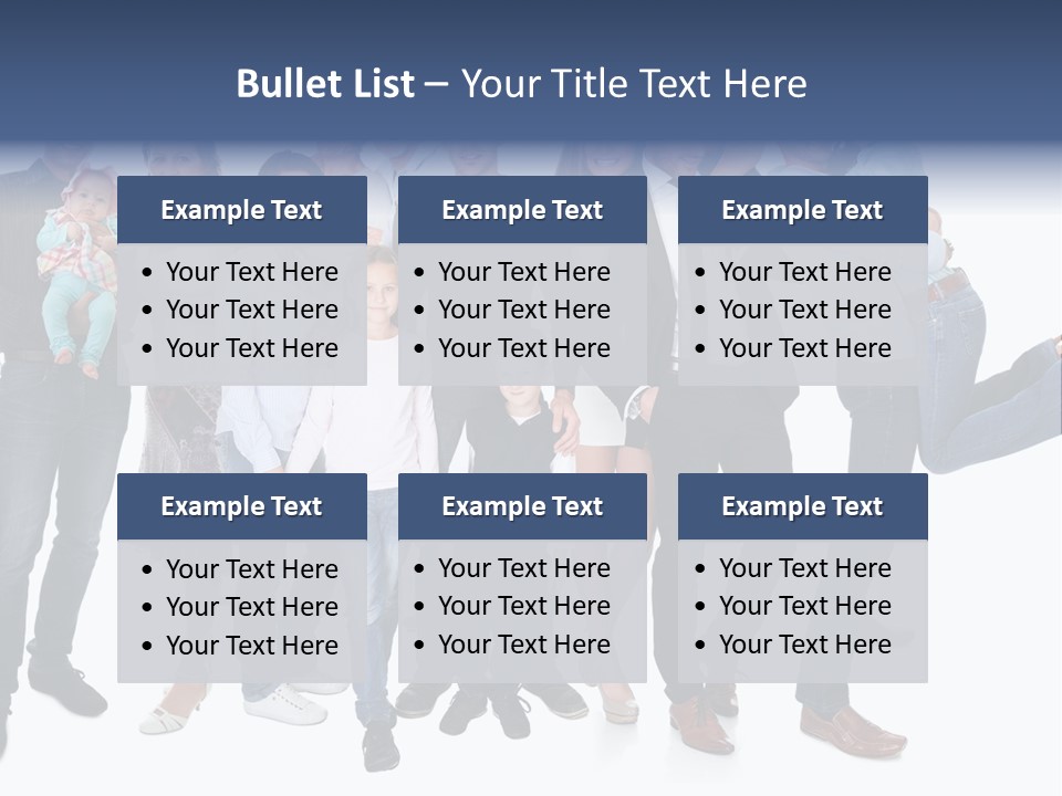 A Group Of People Are Posing For A Picture PowerPoint Template