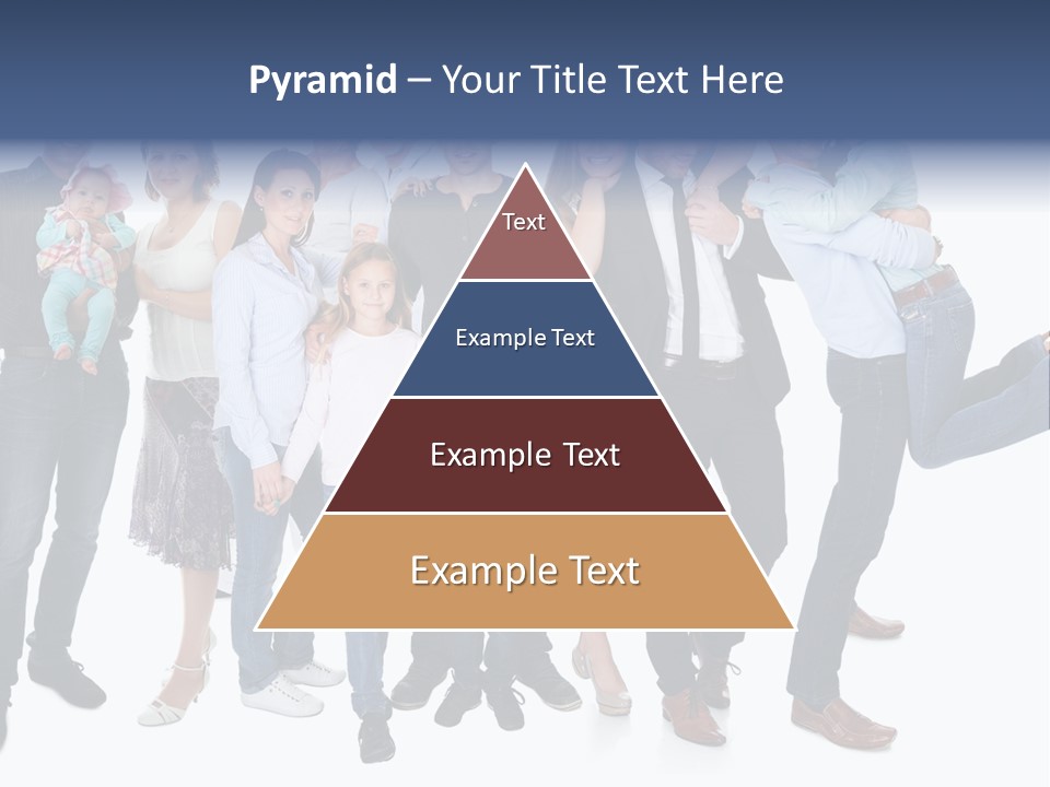 A Group Of People Are Posing For A Picture PowerPoint Template