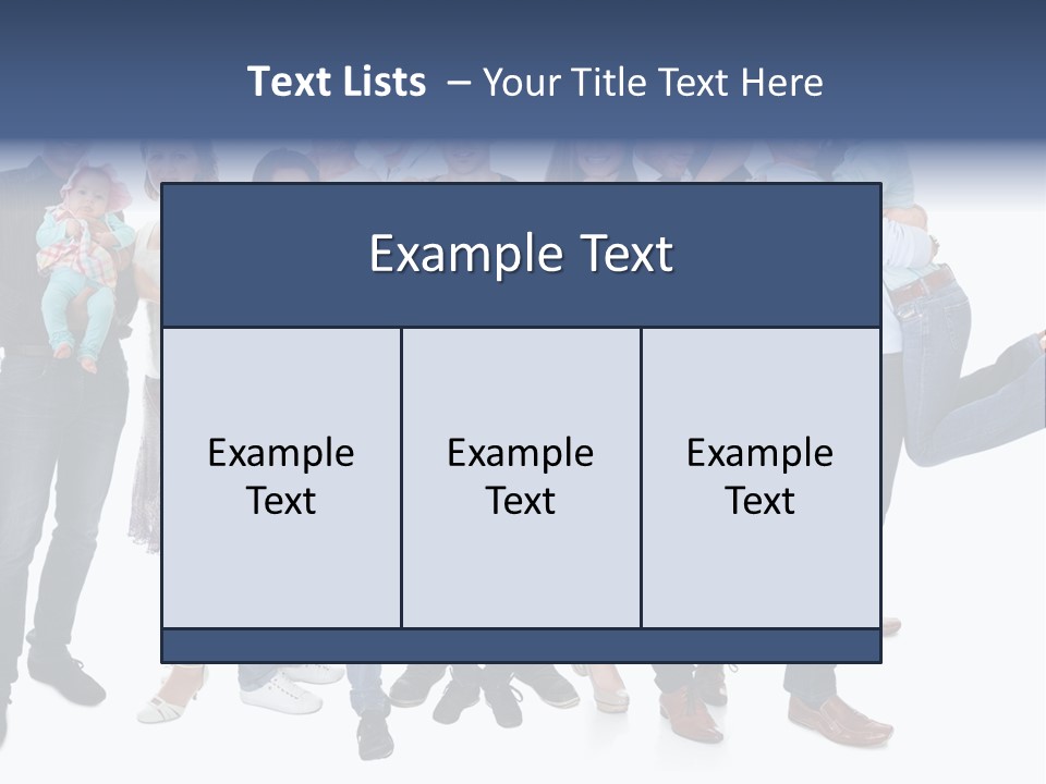 A Group Of People Are Posing For A Picture PowerPoint Template