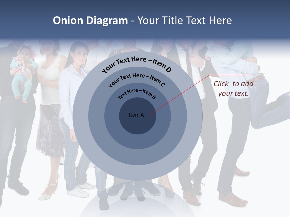 A Group Of People Are Posing For A Picture PowerPoint Template