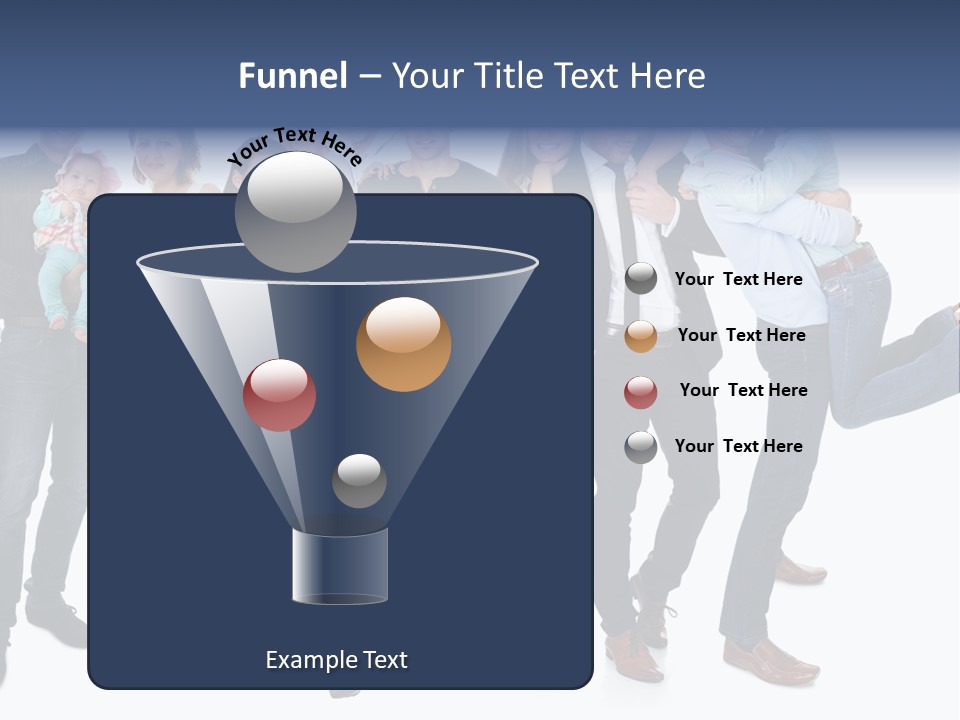 A Group Of People Are Posing For A Picture PowerPoint Template