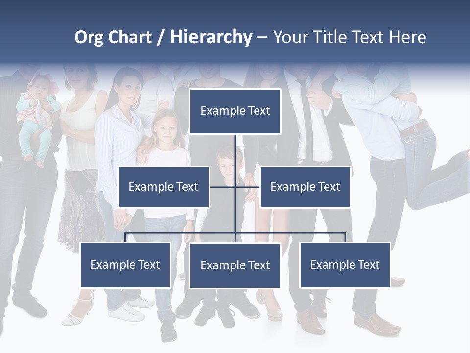 A Group Of People Are Posing For A Picture PowerPoint Template