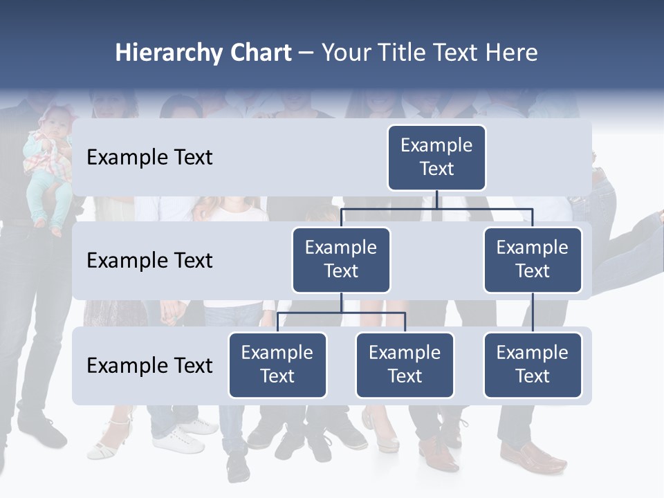 A Group Of People Are Posing For A Picture PowerPoint Template