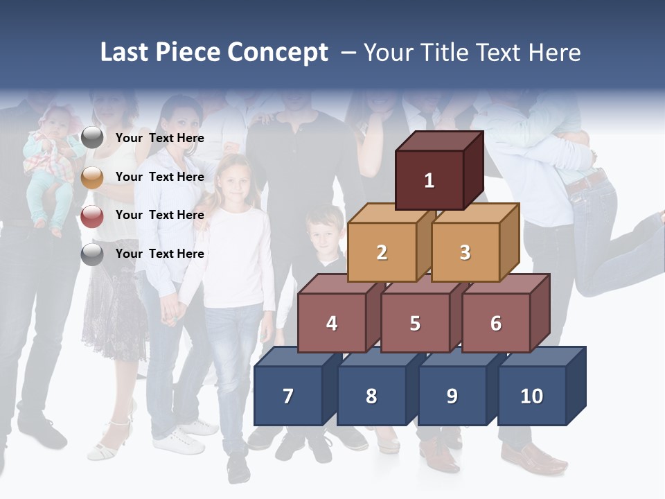 A Group Of People Are Posing For A Picture PowerPoint Template