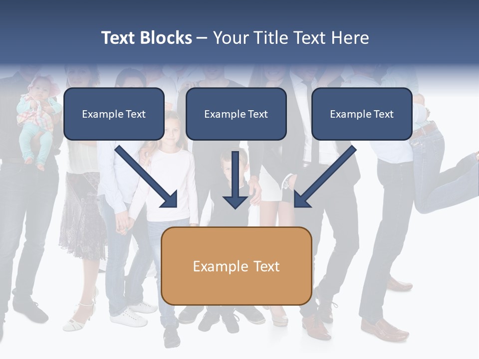 A Group Of People Are Posing For A Picture PowerPoint Template