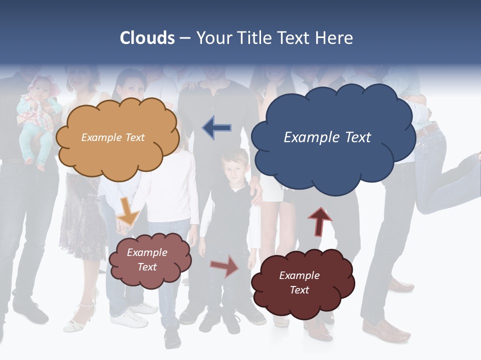 A Group Of People Are Posing For A Picture PowerPoint Template