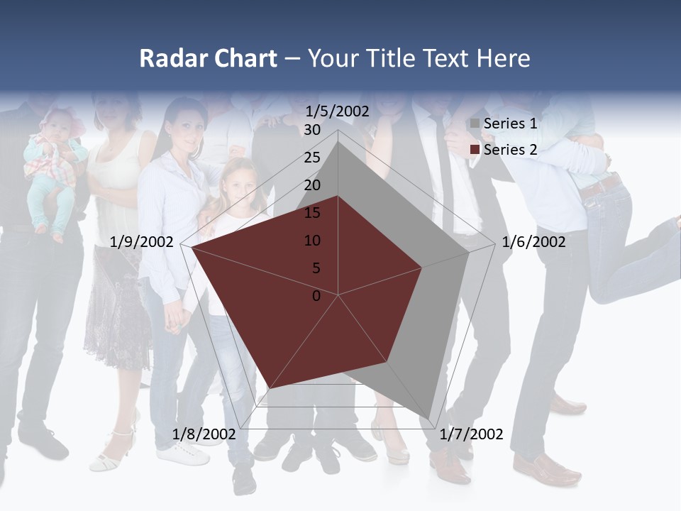 A Group Of People Are Posing For A Picture PowerPoint Template
