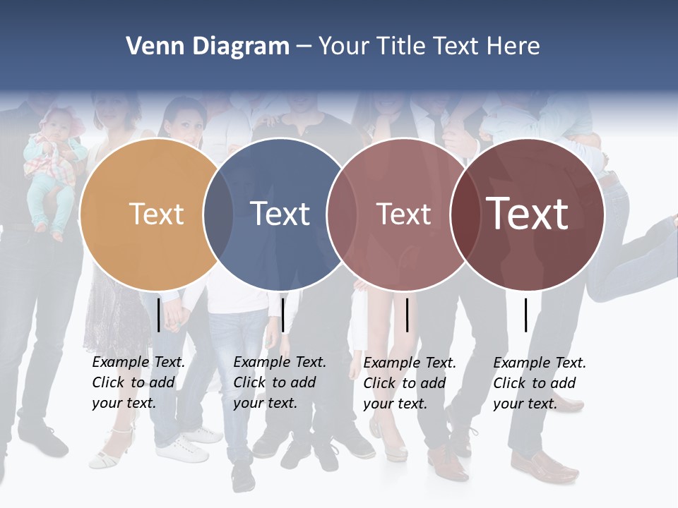 A Group Of People Are Posing For A Picture PowerPoint Template
