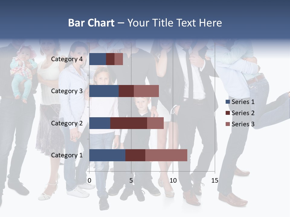 A Group Of People Are Posing For A Picture PowerPoint Template