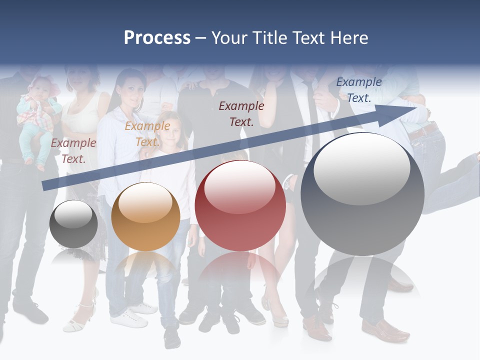 A Group Of People Are Posing For A Picture PowerPoint Template