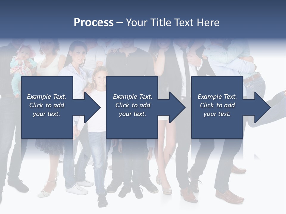 A Group Of People Are Posing For A Picture PowerPoint Template